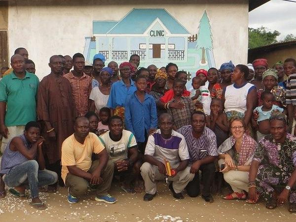 The Green Clinic Build, Ghana, photograph 1